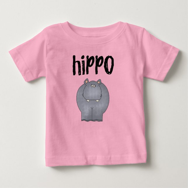 Hippopotamus Baby T-Shirt (Front)