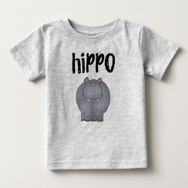 Hippopotamus Baby T-Shirt (Front)