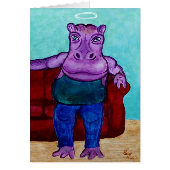 Hippopotamus Cartoon (Front)