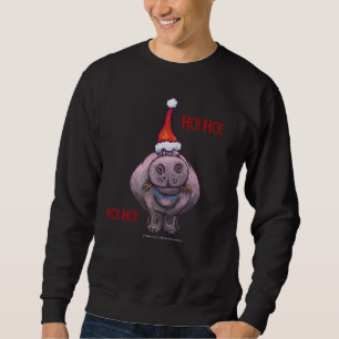 Hippopotamus Christmas Sweatshirt