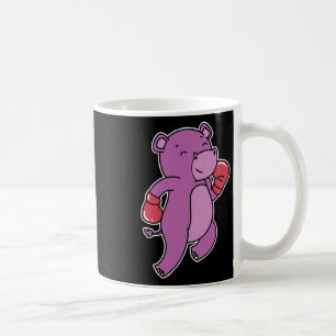 Hippopotamus Does Boxing Coffee Mug