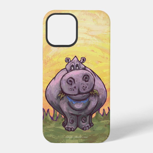 Hippopotamus Electronics iPhone Case (Back)