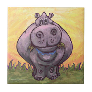 Hippopotamus Gifts & Accessories Ceramic Tile