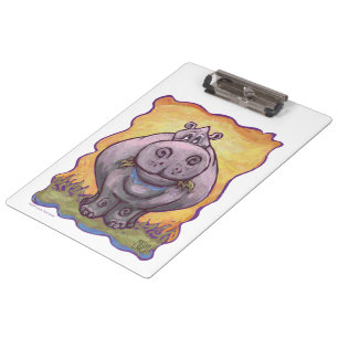 Hippopotamus Gifts & Accessories Clipboard
