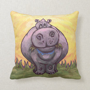 Hippopotamus Gifts & Accessories Cushion