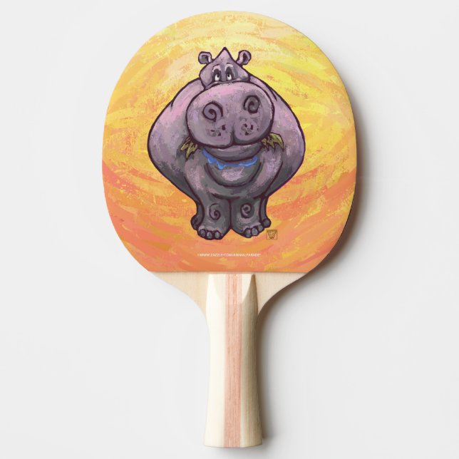 Hippopotamus Gifts & Accessories Ping Pong Paddle (Front)