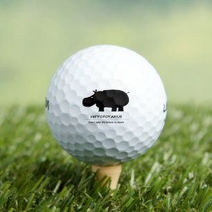 hippopotamus golf balls