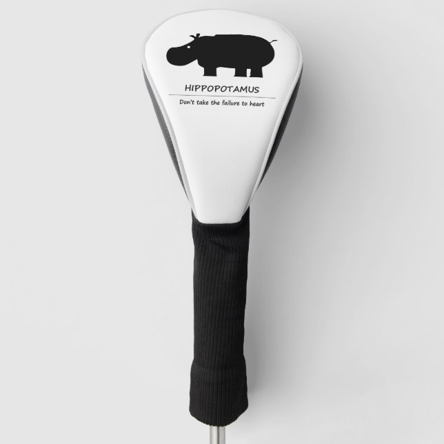 Hippopotamus (Hippopotamus) Golf Head Cover (Front)