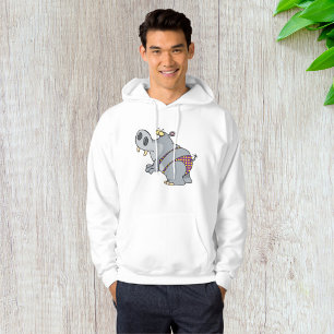Hippopotamus In A Bikini Hoodie