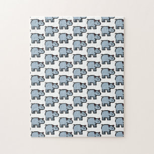 Hippopotamus Jigsaw Puzzle