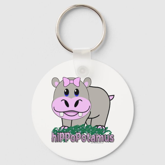 Hippopotamus Key Ring (Front)
