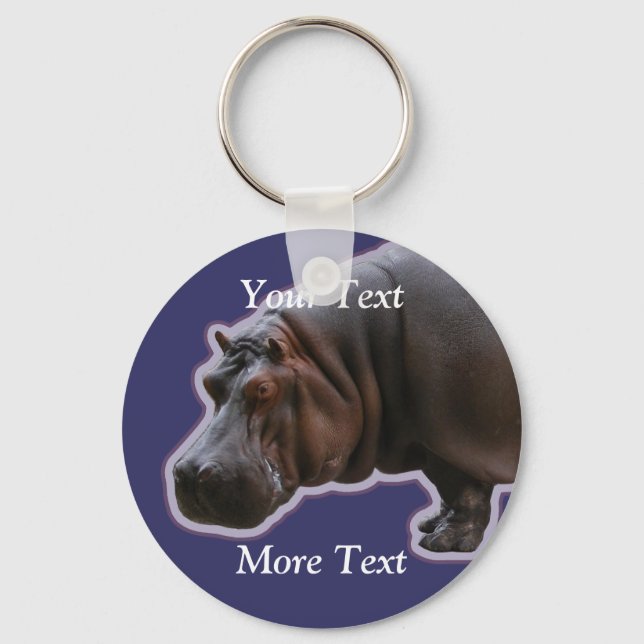 Hippopotamus Keychain (Front)