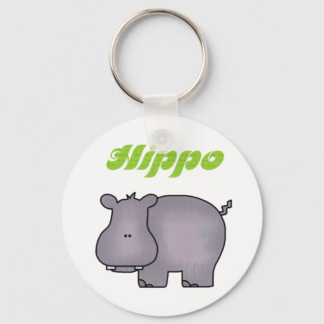 Hippopotamus Keychain (Front)