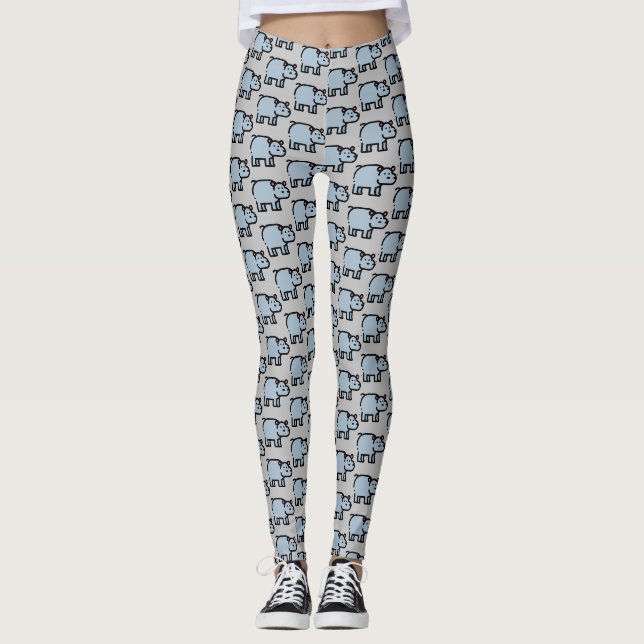 Hippopotamus Leggings (Front)