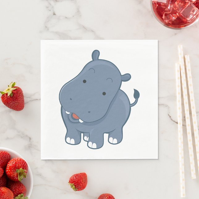 Hippopotamus Napkin (Creator Uploaded)