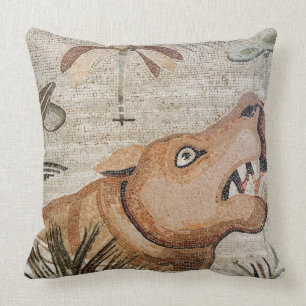 Hippopotamus, Nile mosaic, House of the Faun Cushion