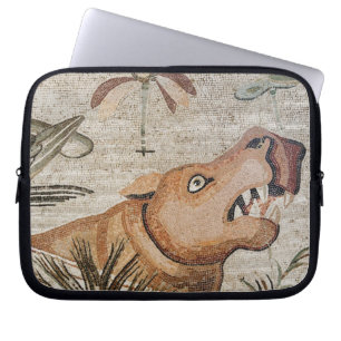 Hippopotamus, Nile mosaic, House of the Faun Laptop Sleeve