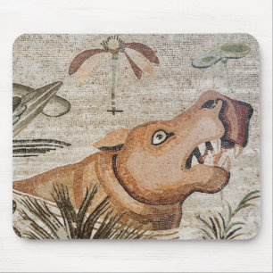 Hippopotamus, Nile mosaic, House of the Faun Mouse Pad