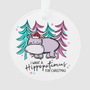Hippopotamus  ornament