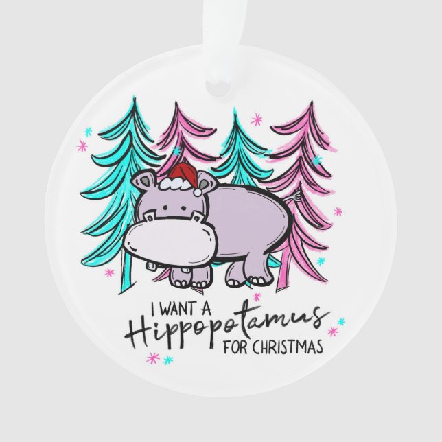 Hippopotamus  ornament (Front)