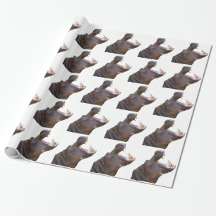Hippopotamus products wrapping paper