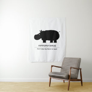 Hippopotamus Tapestry