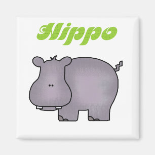 Hippopotamus Tshirts and Gifts Magnet