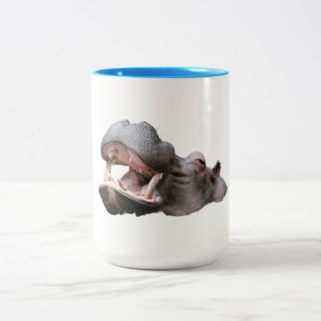 Hippopotamus Two-Tone Mug (Center)