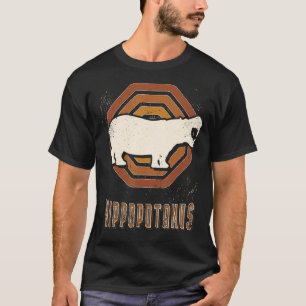Hippopotamus Vintage Retro Classic Animal Love T-Shirt