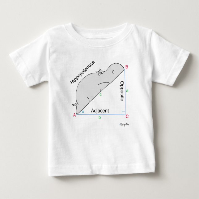 HIPPOPOTENUSE T-shirt by Sandra Boynton (Front)