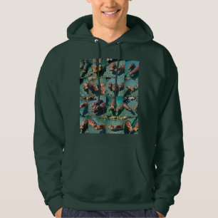 Hippos at Play: A Pond Paradise Hoodie