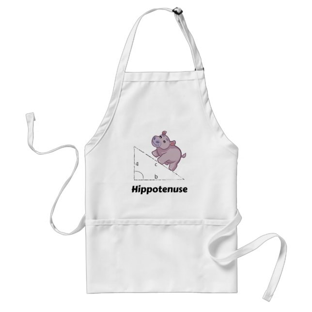 Hippotenuse Funny Math Standard Apron (Front)