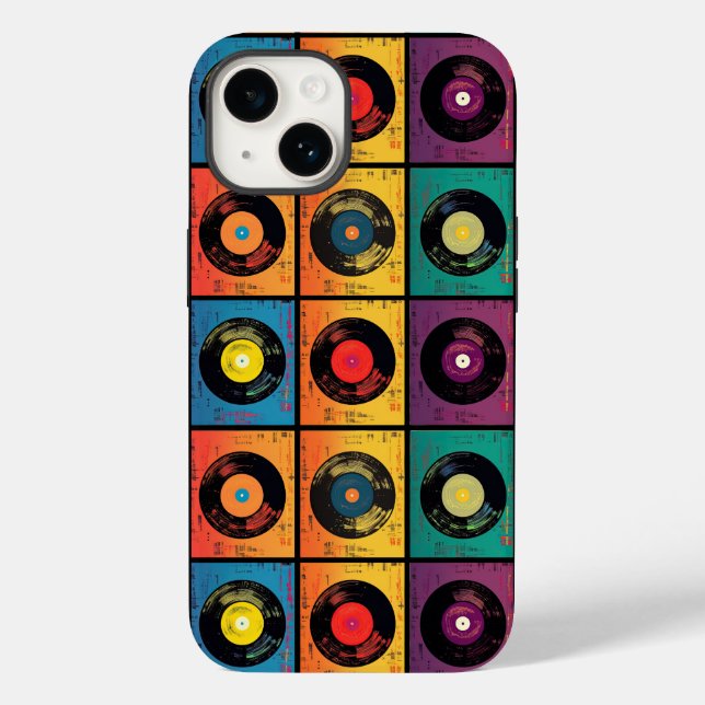 Hippy 60s Boho Peace Sign Case-Mate iPhone Case (Back)