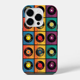 Hippy 60s Boho Peace Sign iPhone 14 Pro Case