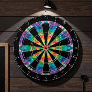 Hippy 60s Tie Dye Dartboard