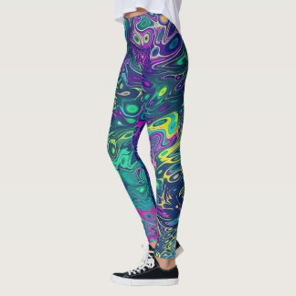 Hippy Dippy Trippy Leggings - Cool