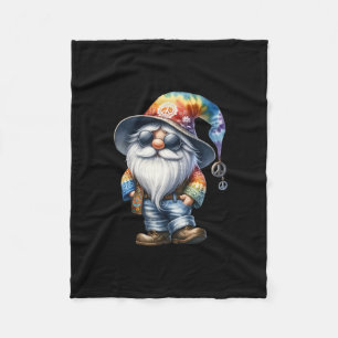 Hippy Gnome Fleece Blanket