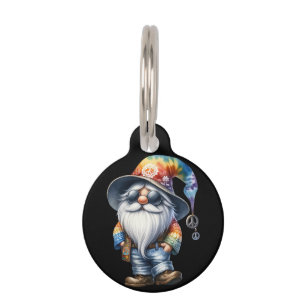 Hippy Gnome Pet Tag