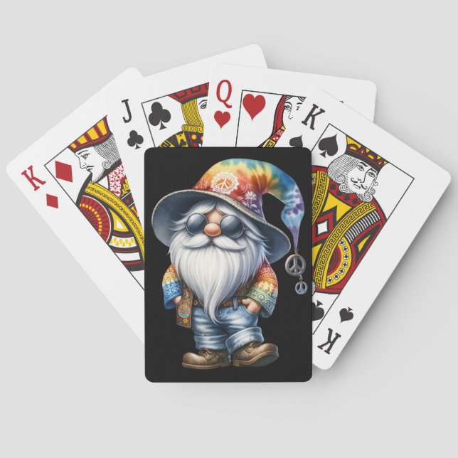 Hippy Gnome Playing Cards (Back)