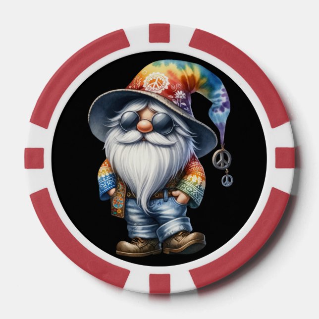Hippy Gnome Poker Chips (Front)