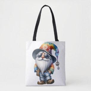 Hippy Gnome Tote Bag