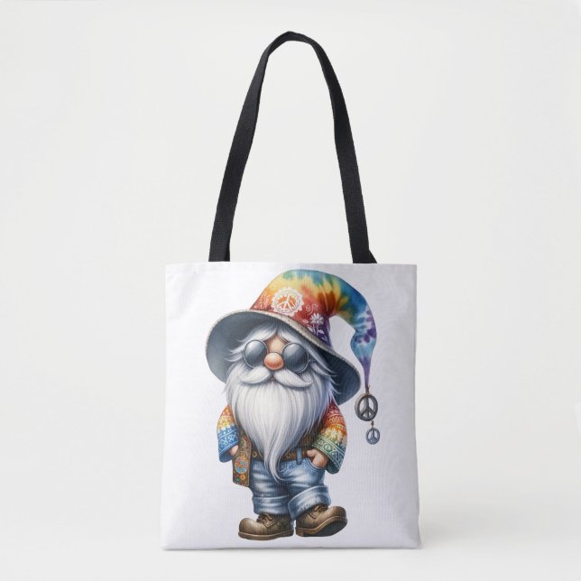 Hippy Gnome Tote Bag (Front)