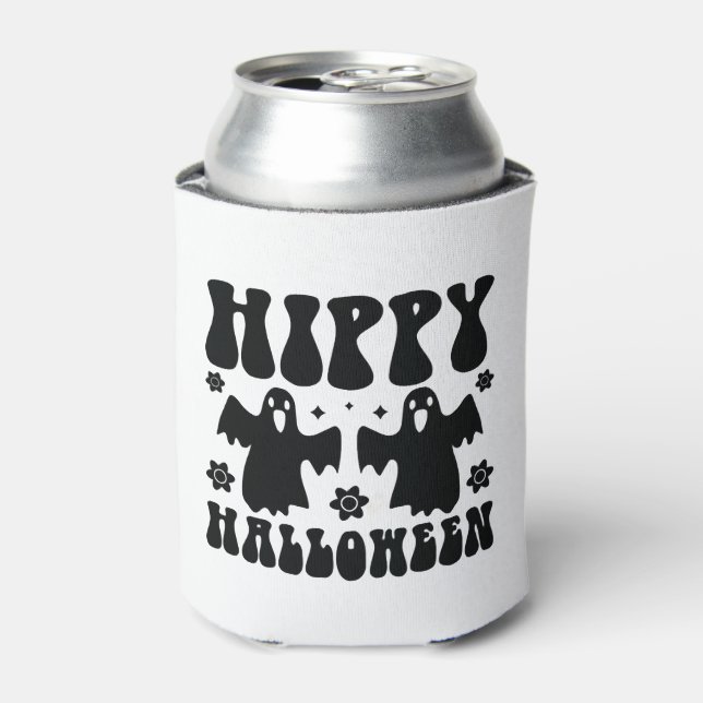 Hippy Halloween Can Cooler (Can Front)