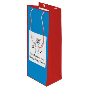 Hippy Hippy Shake - Funny Post-hip surgery Wine Gift Bag
