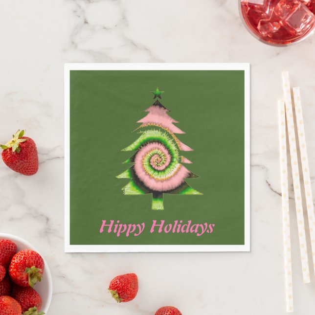  Hippy Holiday Paper Napkins (Insitu)