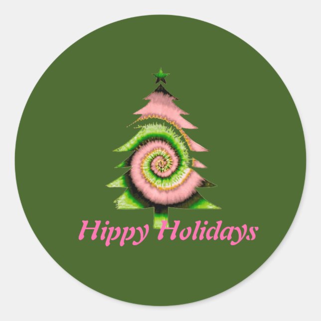Hippy Holiday Stickers (Front)