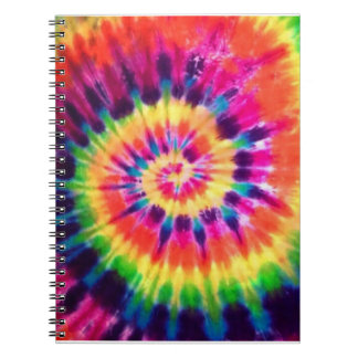 Hippy Peace Retro 60s Tie Dye Notebook