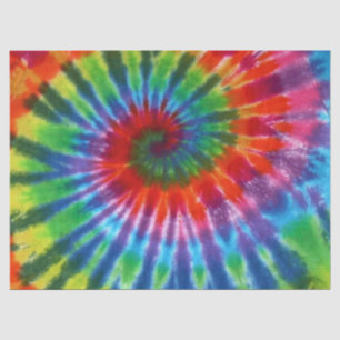Hippy Peace Retro 60s Tie Dye Tissue Paper