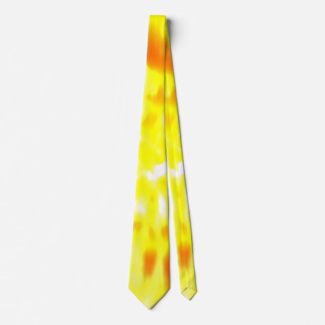 Hippy Peace Retro Tie Dye Colourful Yellow (Front)