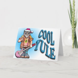 Hippy Santa Holiday Card